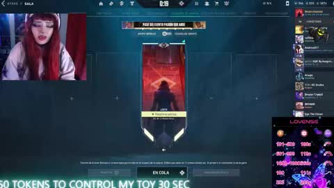 Snapshot of linddamortt chatting on September 29, 1:43 am CatalinaANIDEA online show from September 29, 1:43 am