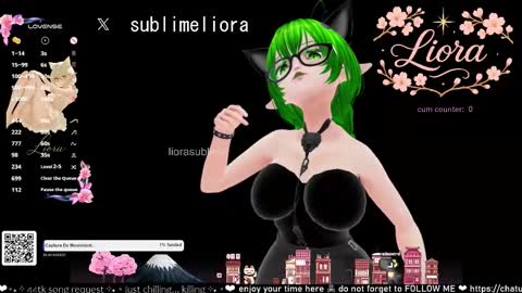 Snapshot of liorasublime chatting on September 17, 12:19 am im Liora uwu online show from September 17, 12:19 am