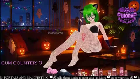 Snapshot of liorasublime chatting on October 11, 12:04 am im Liora uwu online show from October 11, 12:04 am