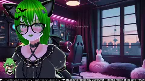 Snapshot of liorasublime chatting on February 22, 3:01 am im Liora uwu online show from February 22, 3:01 am