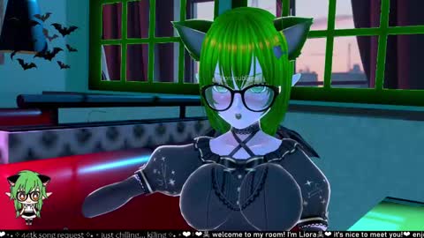 Snapshot of liorasublime chatting on February 25, 2:03 am im Liora uwu online show from February 25, 2:03 am