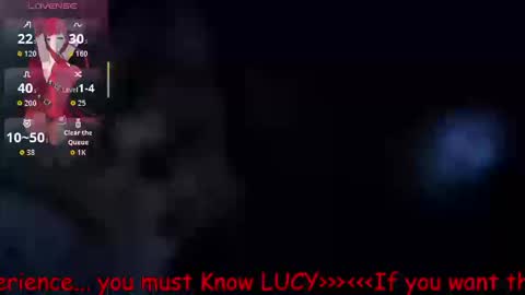 Lucy online show from March 18, 1:32 am