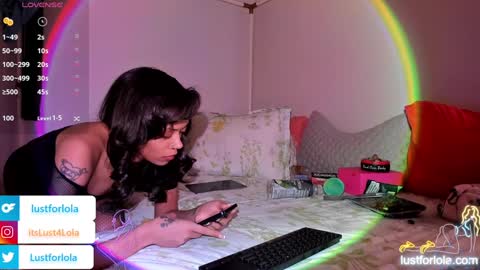 Snapshot of lustforlola chatting on January 13, 3:45 am LOLA online show from January 13, 3:45 am