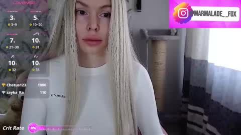 Marmalade Fox online show from March 8, 7:34 am