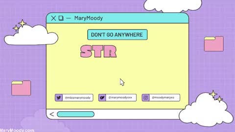 Mary Moody online show from August 7, 11:01 pm