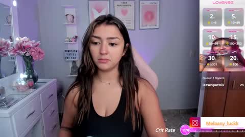 Snapshot of melaany_ chatting on March 7, 3:18 pm Melaany online show from March 7, 3:18 pm