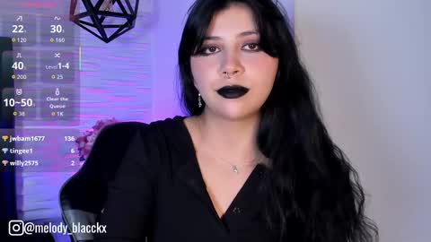 Snapshot of melody_black_ chatting on October 5, 12:15 am Melody online show from October 5, 12:15 am