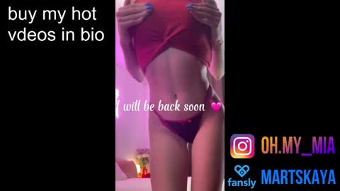 Mia Martskaya online show from November 4, 9:36 am