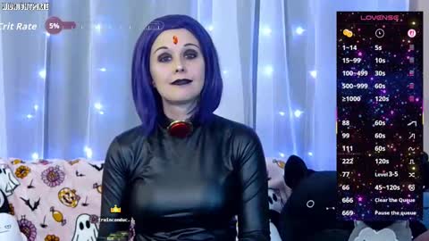 Snapshot of midnightpixie chatting on October 1, 2:38 am Jenna Talia online show from October 1, 2:38 am