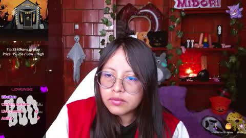 Snapshot of midoriquinn chatting on October 14, 6:43 pm Midori 7u7 online show from October 14, 6:43 pm