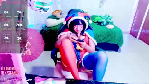 Snapshot of milkysakura chatting on February 1, 2:58 am Abby Lilia online show from February 1, 2:58 am