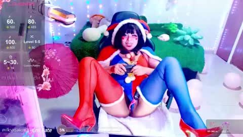 Snapshot of milkysakura chatting on February 13, 4:00 am Abby Lilia online show from February 13, 4:00 am