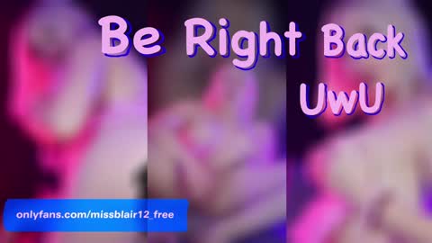 MissBlair online show from December 23, 12:52 pm