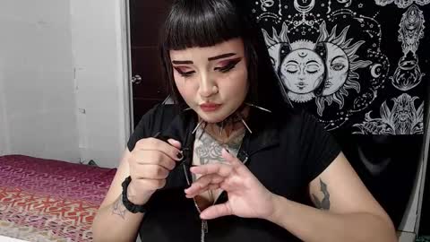 Snapshot of morganmoon1 chatting on October 12, 10:56 pm Morgan Moon online show from October 12, 10:56 pm