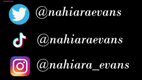 NAHIARA EVANS online show from April 23, 10:56 pm