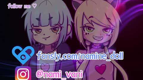 Snapshot of namine_vanitas chatting on January 29, 10:11 pm Namigirl Vaniboy online show from January 29, 10:11 pm