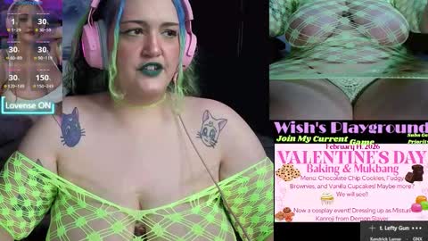 Wishs Playground online show from February 6, 6:11 pm