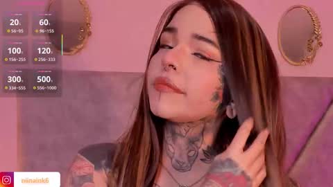 Snapshot of niinaink chatting on October 2, 12:32 pm NINAINK online show from October 2, 12:32 pm