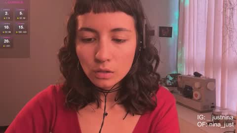 Snapshot of nina_just chatting on February 22, 9:21 pm Nina. online show from February 22, 9:21 pm