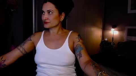 Snapshot of paradisegirl_ chatting on January 19, 9:23 pm My alter ego Betinna Flowers - a tattooed Miss - Are you missing me come in here - online show from January 19, 9:23 pm