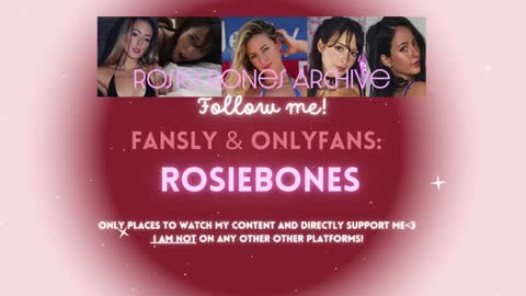 Rosie Bones online show from October 20, 11:19 pm