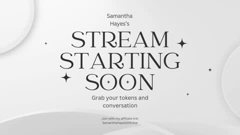 Snapshot of samanthahayesxoxo chatting on February 9, 3:32 am The Real Samantha Hayes haha online show from February 9, 3:32 am