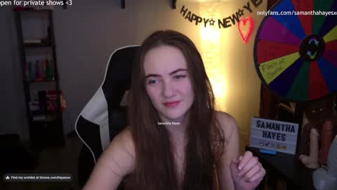 Snapshot of samanthahayesxoxo chatting on January 14, 11:58 pm The Real Samantha Hayes haha online show from January 14, 11:58 pm