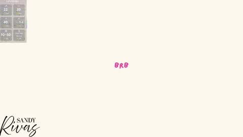 Snapshot of sandy_rivas chatting on October 10, 12:10 pm SAM online show from October 10, 12:10 pm