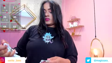 Snapshot of saramagiic chatting on February 20, 11:42 am   online show from February 20, 11:42 am