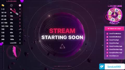 SeraLeeXXX online show from January 5, 6:11 pm