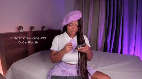 Snapshot of sexicanela99 chatting on February 13, 12:54 pm ... Camila ... online show from February 13, 12:54 pm