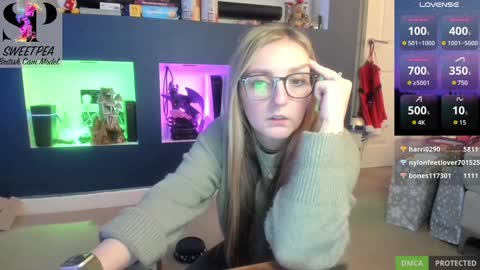short sweetpea online show from December 24, 8:05 pm
