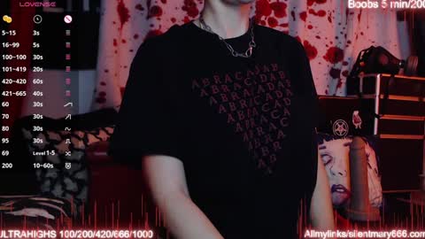 Allmylinkssilentmary666 online show from October 1, 3:22 am