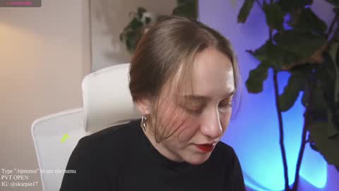 Snapshot of skarpio17 chatting on January 28, 10:23 pm Im Scarlett ONLINE 5pm-10pm NYC time online show from January 28, 10:23 pm