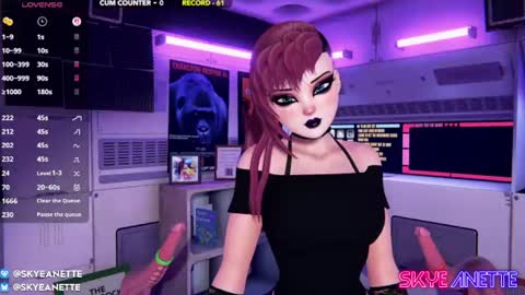SkyeAnette online show from August 7, 1:12 am