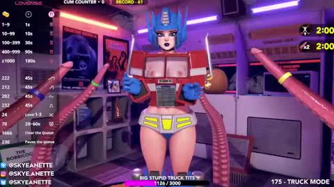 SkyeAnette online show from October 19, 1:29 am