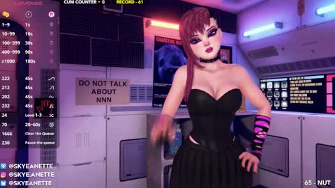 SkyeAnette online show from November 7, 2:17 am