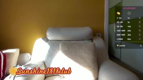 Snapshot of sunshine1818club chatting on October 19, 9:11 am Angela Sunshine1818club online show from October 19, 9:11 am