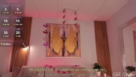 Snapshot of tati_marino chatting on February 17, 8:16 pm tati_marino online show from February 17, 8:16 pm