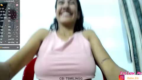 Snapshot of tsmilingg chatting on December 23, 8:25 pm  Dulce  online show from December 23, 8:25 pm