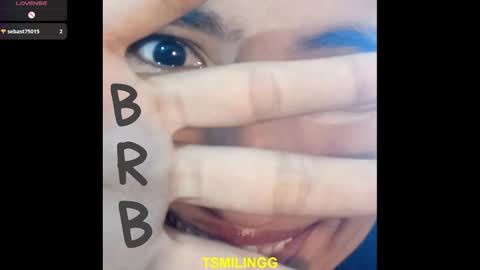 Snapshot of tsmilingg chatting on October 4, 12:38 am  Dulce  online show from October 4, 12:38 am