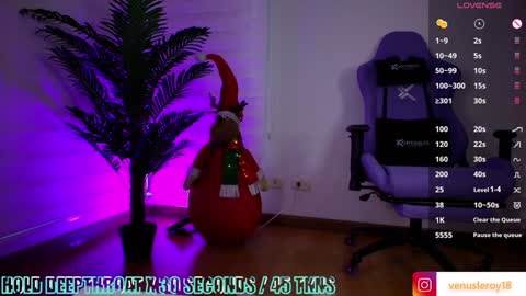 Snapshot of venus_leroy chatting on December 6, 9:56 pm Venus online show from December 6, 9:56 pm
