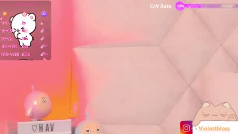 Snapshot of violettbloss chatting on October 29, 3:22 am Violeta online show from October 29, 3:22 am