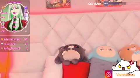 Snapshot of violettbloss chatting on October 4, 6:52 am Violeta online show from October 4, 6:52 am