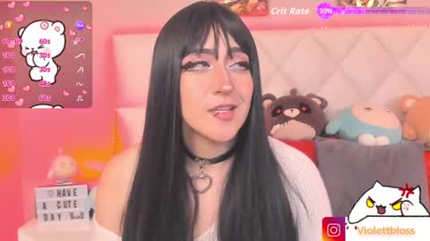 Snapshot of violettbloss chatting on September 24, 3:38 am Violeta online show from September 24, 3:38 am