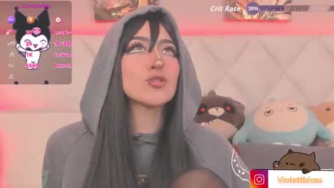 Snapshot of violettbloss chatting on October 16, 4:26 am Violeta online show from October 16, 4:26 am