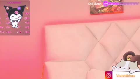 Snapshot of violettbloss chatting on October 2, 3:44 am Violeta online show from October 2, 3:44 am