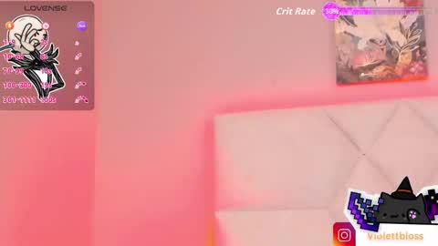 Snapshot of violettbloss chatting on October 30, 3:31 am Violeta online show from October 30, 3:31 am