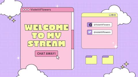 Snapshot of violetttflowers chatting on September 13, 5:43 pm Violet Flowers online show from September 13, 5:43 pm