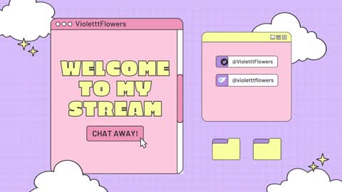 Violet Flowers online show from February 18, 11:04 pm
